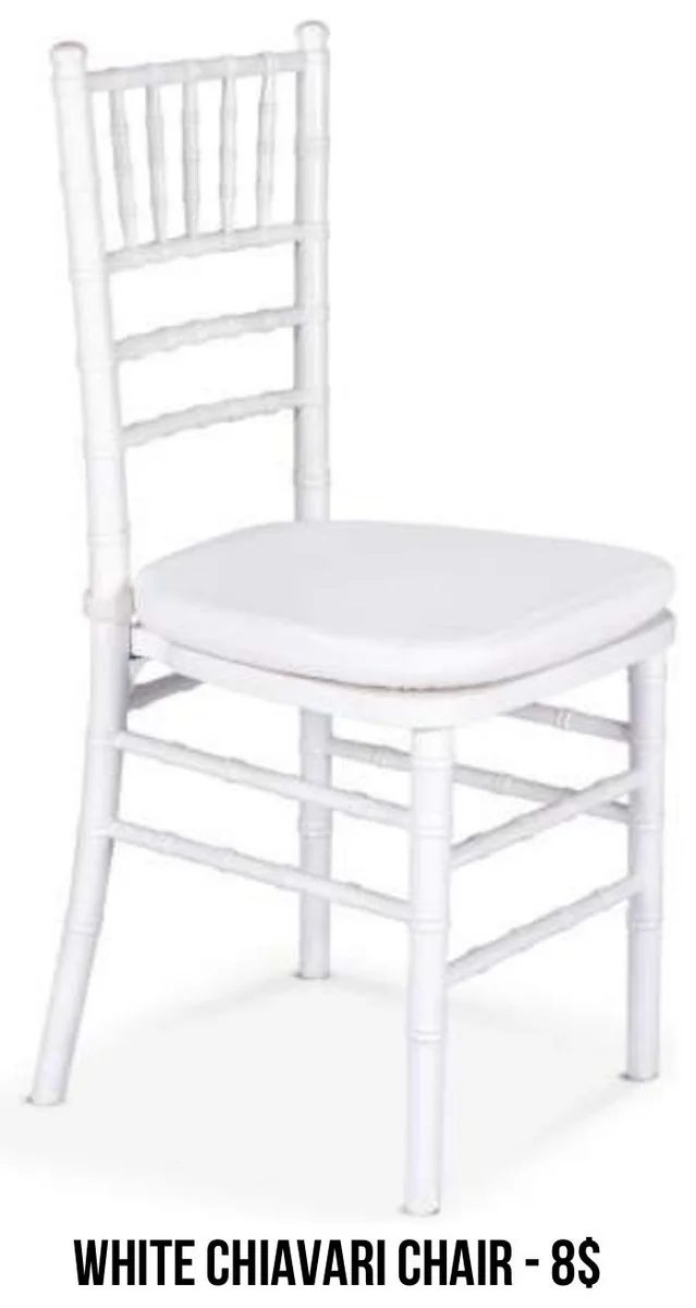 White Chiavari Chair rental